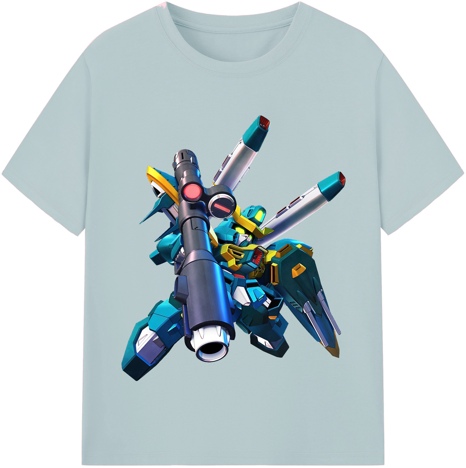 （画像用） 機動戦士ガンダム Mobile Suit Gundam 綿100％半袖Tシャツ（フロントプリント）